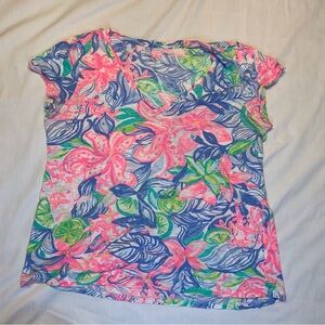 Lilly Pulitzer Shirt Flowers